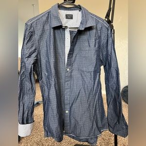 Men’s large long sleeve dress shirt. 7 diamonds